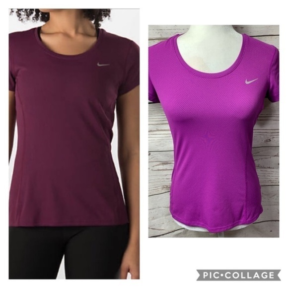 NWOT Nike Contour Dri-Fit Running Short Sleeve Top - Picture 1 of 8